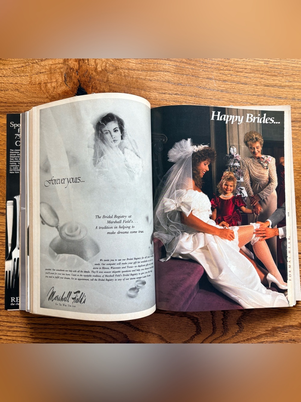 Vintage Modern Bride Magazine October/November 1988- 391 pages - Picture 7 of 12